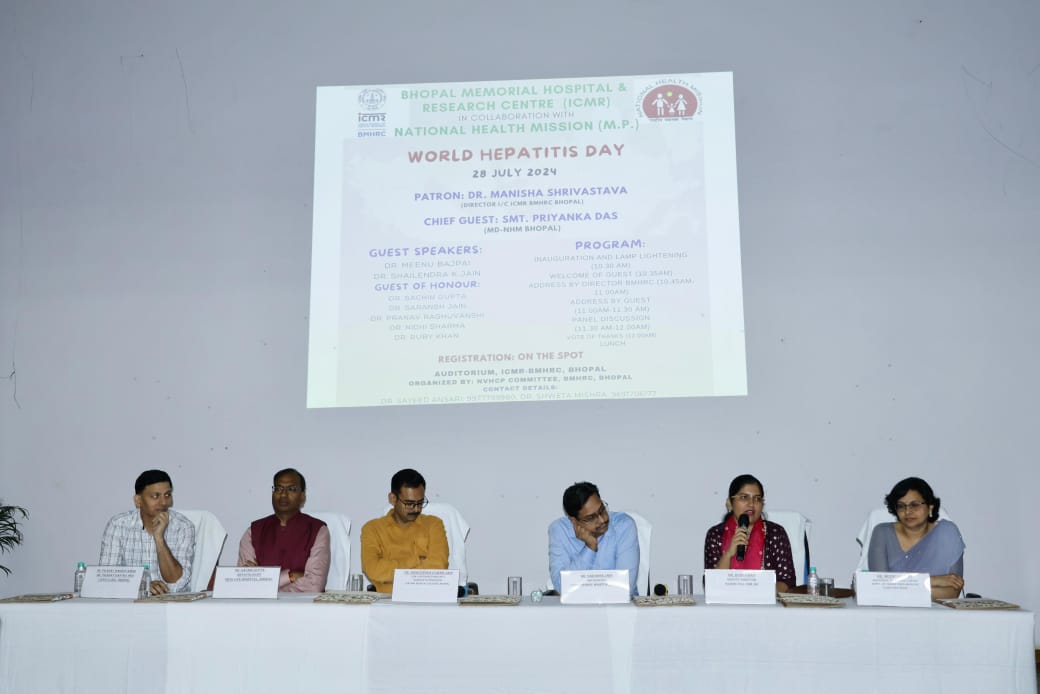 Workshop organized at BMHRC on World Hepatitis Day"