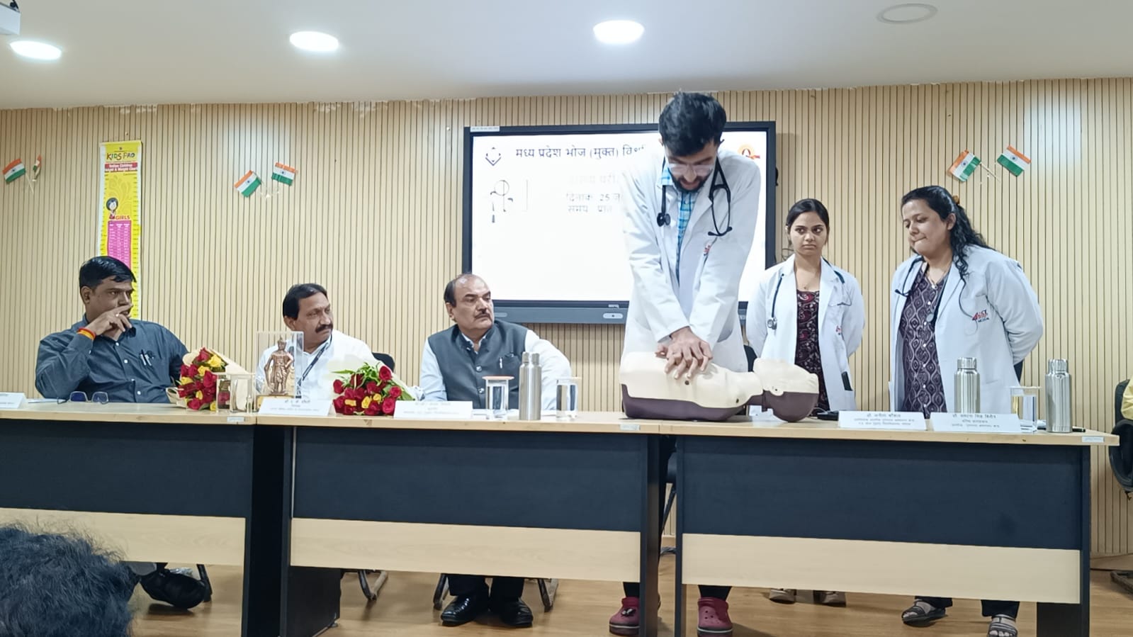 Health camp organized at Bhoj Open University