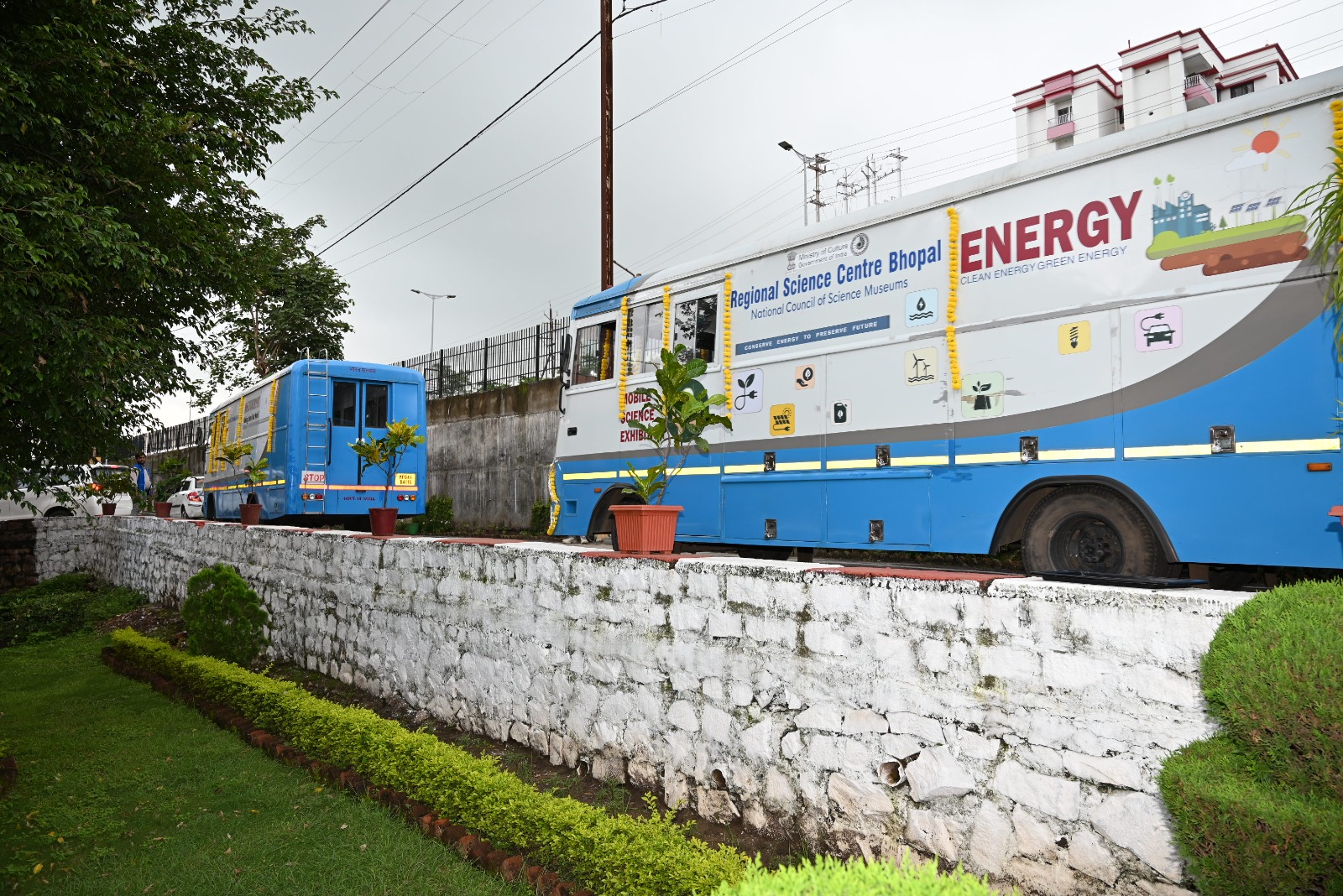 Inauguration ceremony of mobile science exhibition van by Bhopal Zonal Science Centre.