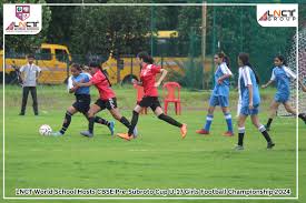 LNCT World School defeated Little Angel Gwalior 1-0 in the first match.