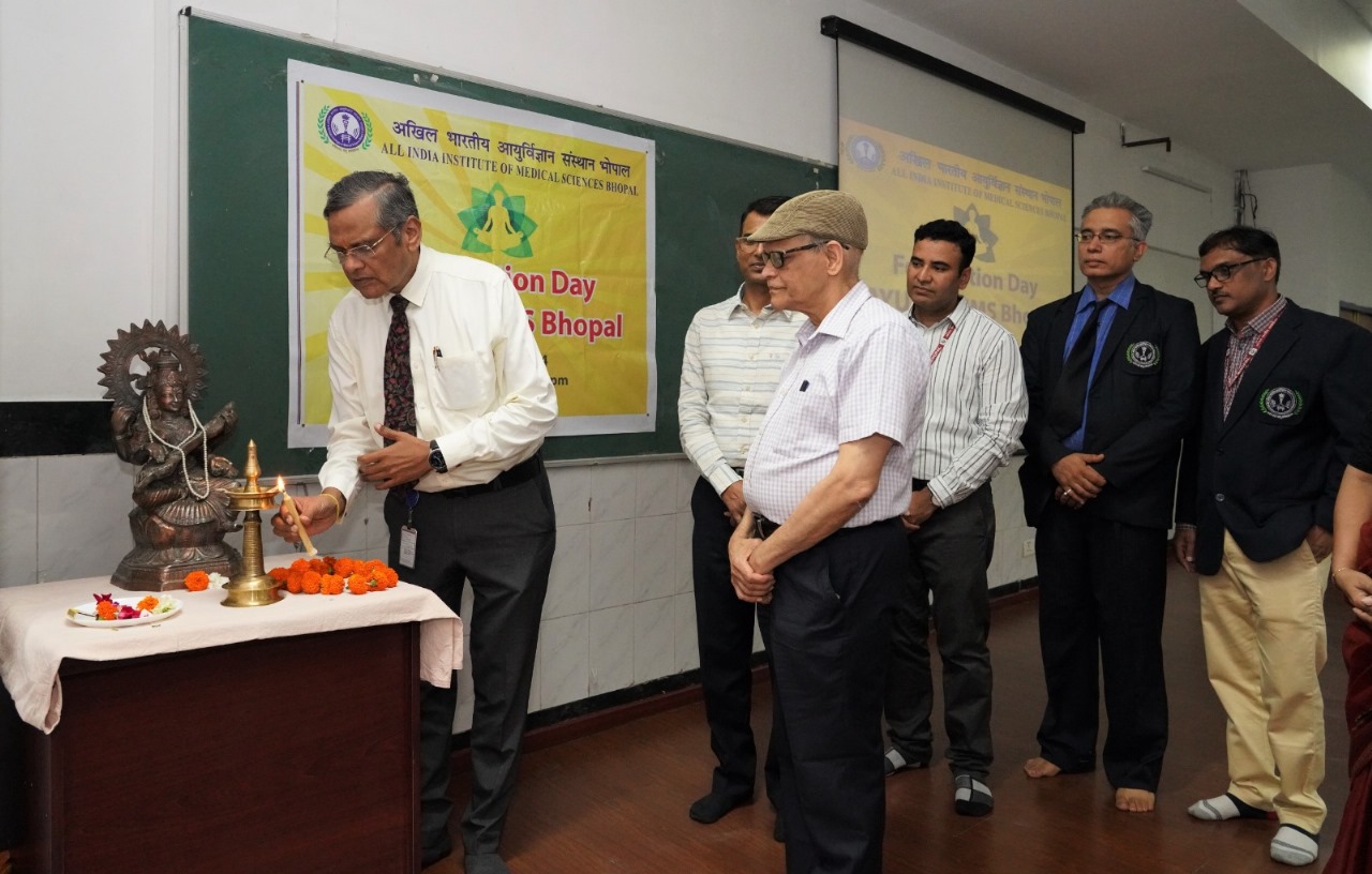 AYUSH Department of AIIMS Bhopal celebrated its foundation day.