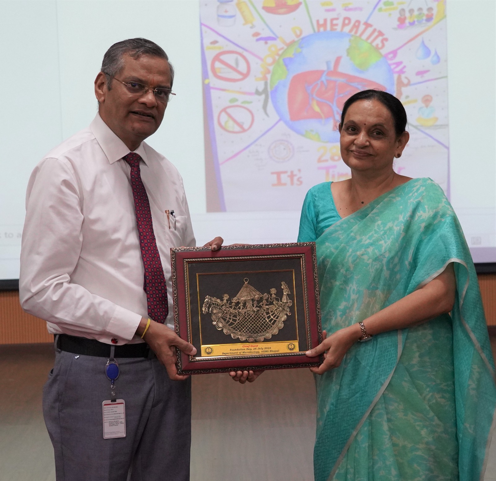 Microbiology Department of AIIMS celebrated its foundation day