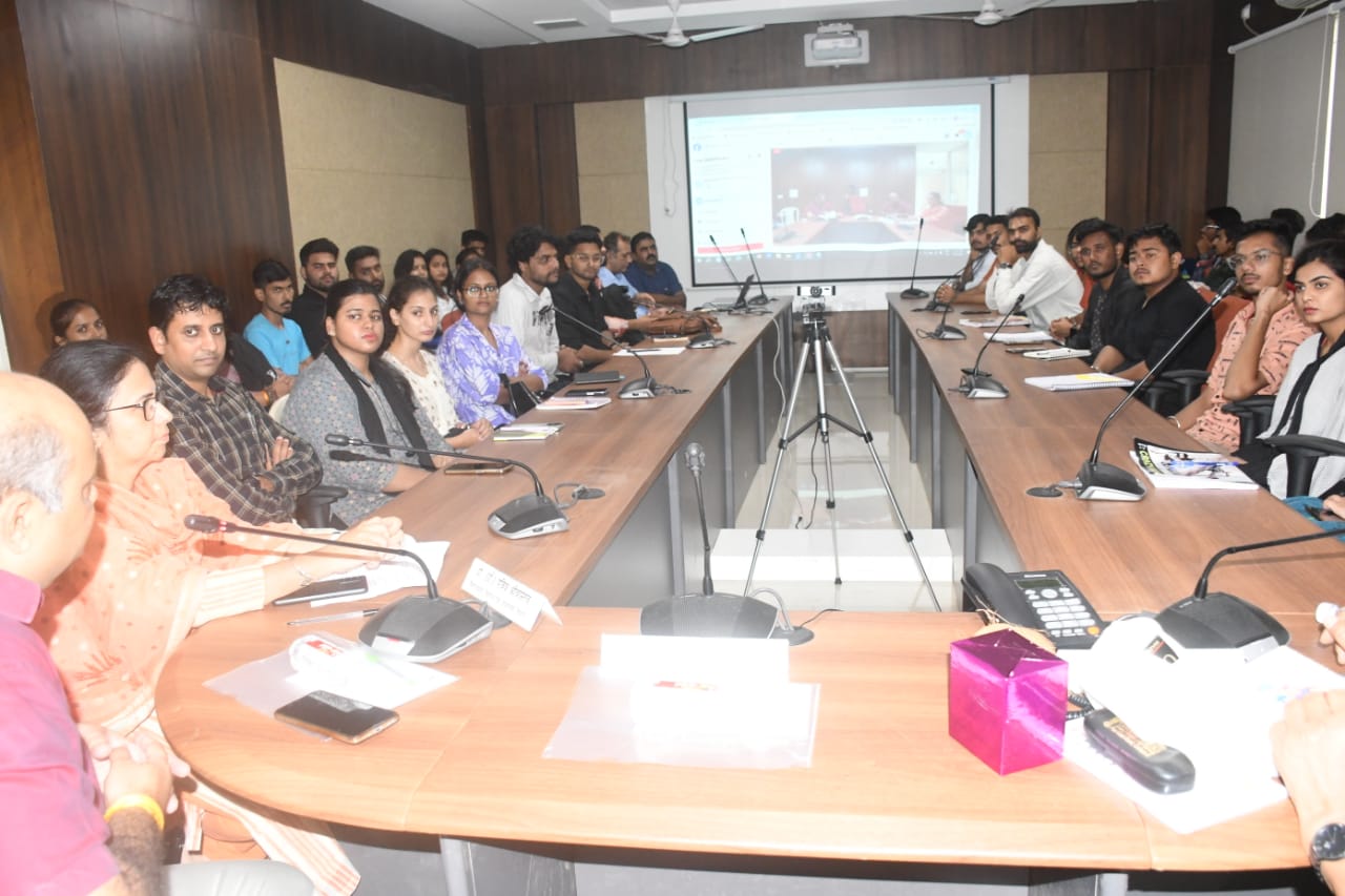 Lecture at Makhanlal Chaturvedi University on 'PR Education Day'