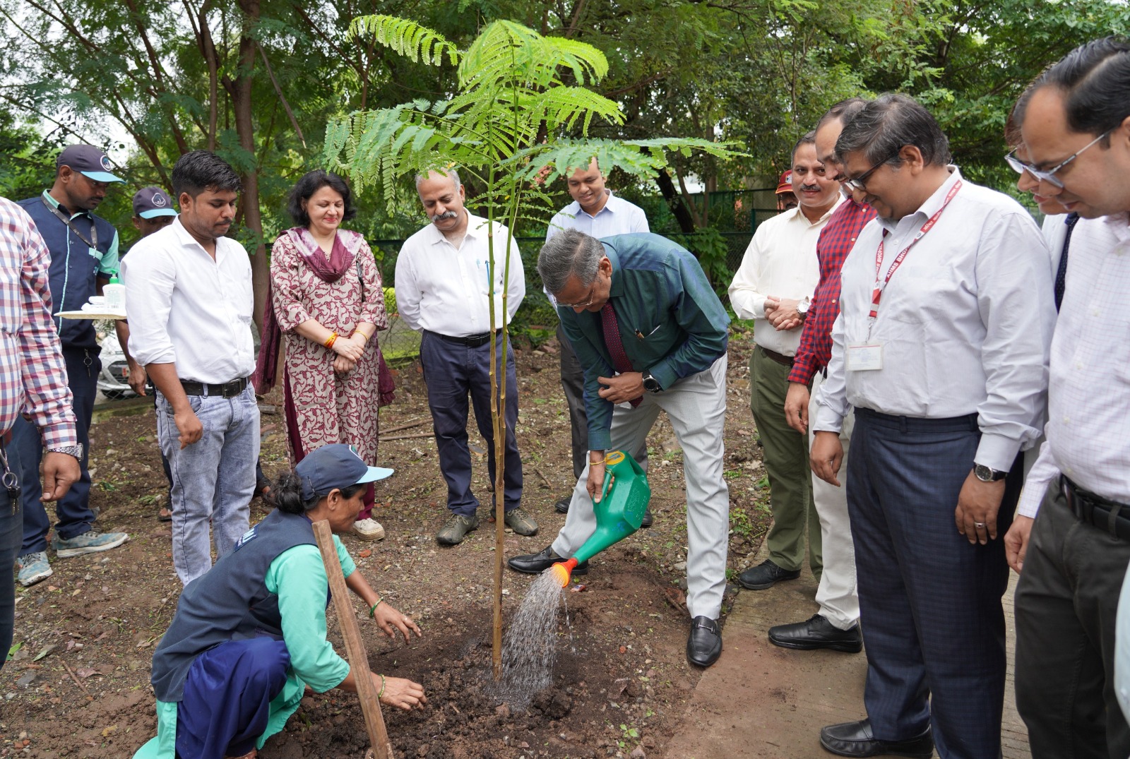 Tree plantation in AIIMS under 'Ek Peed Maa Ke Naam' campaign