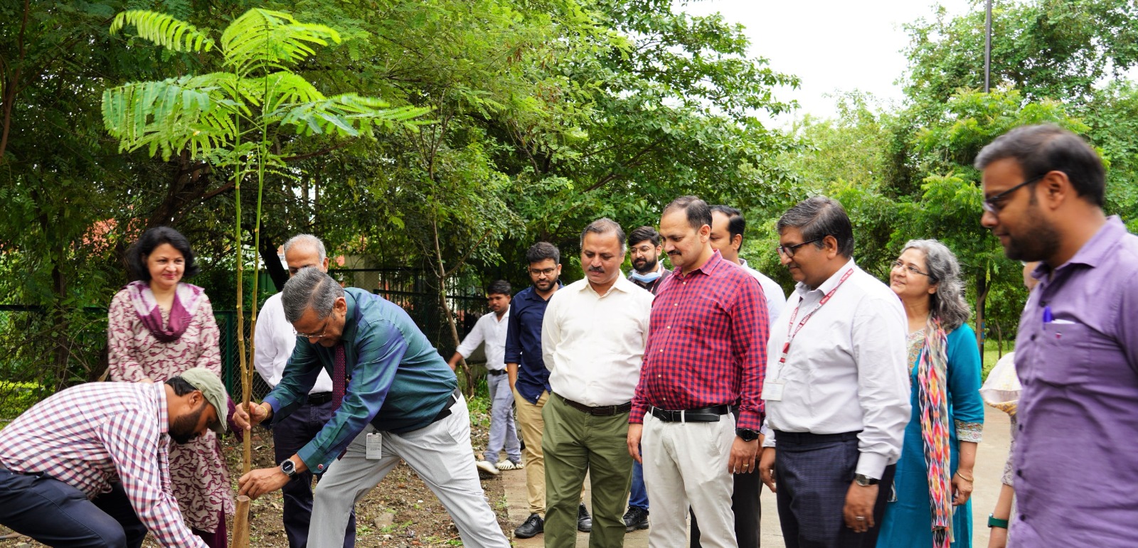 Tree plantation in AIIMS under 'Ek Peed Maa Ke Naam' campaign