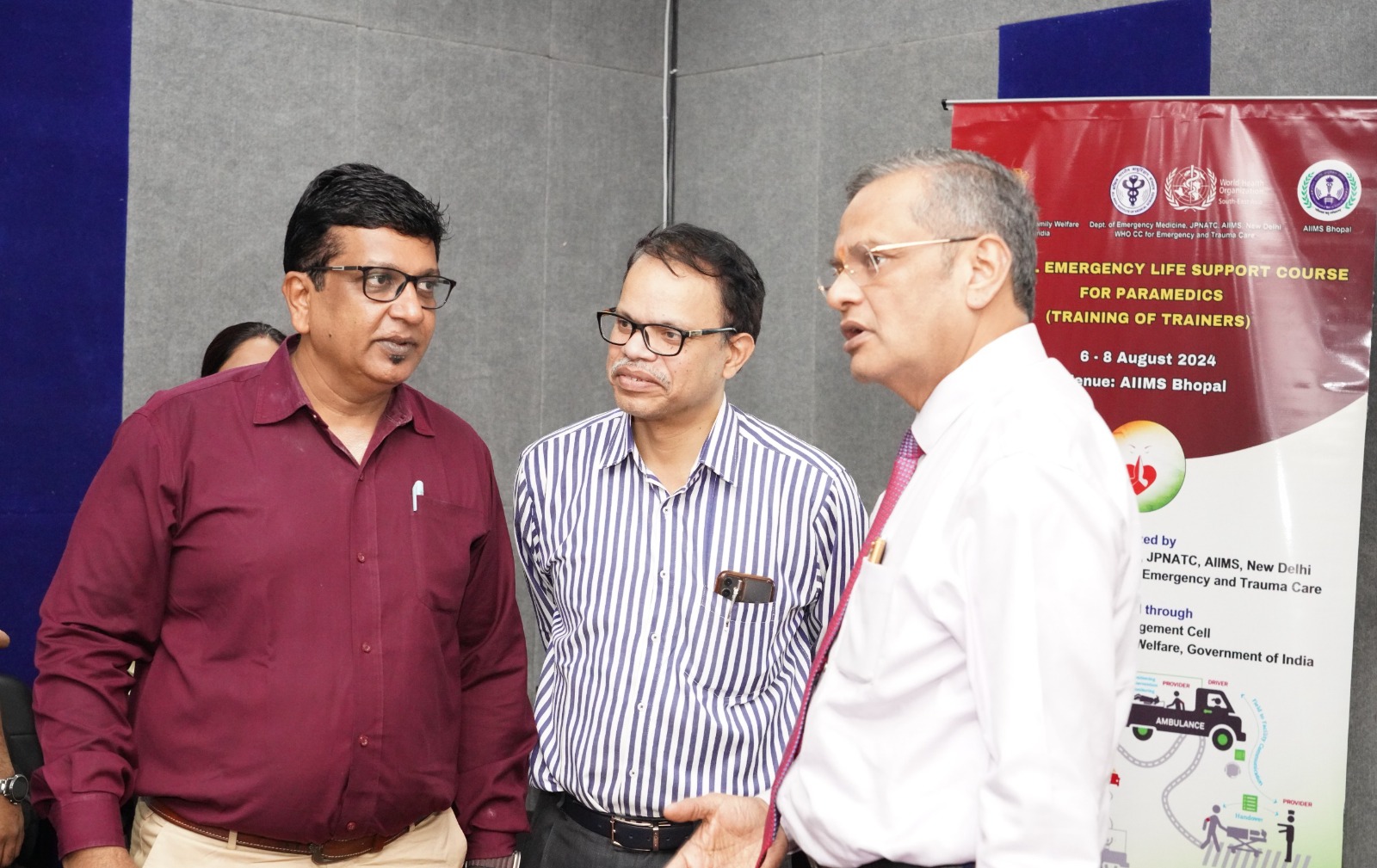 AIIMS executive inaugurates National Emergency Life Support Course