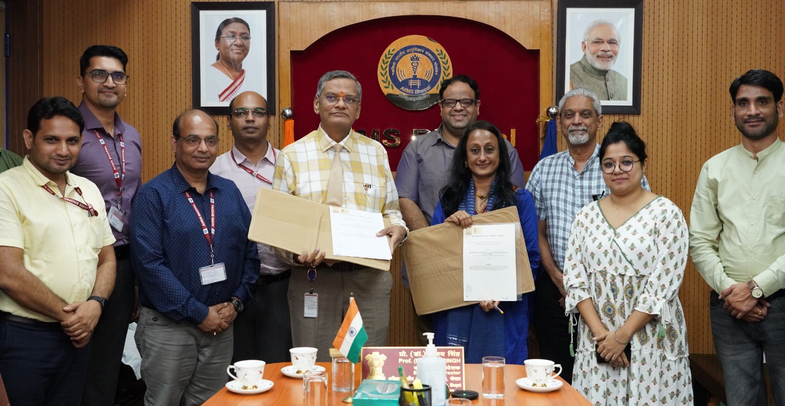 MoU signed between AIIMS Bhopal and Sangat NGO