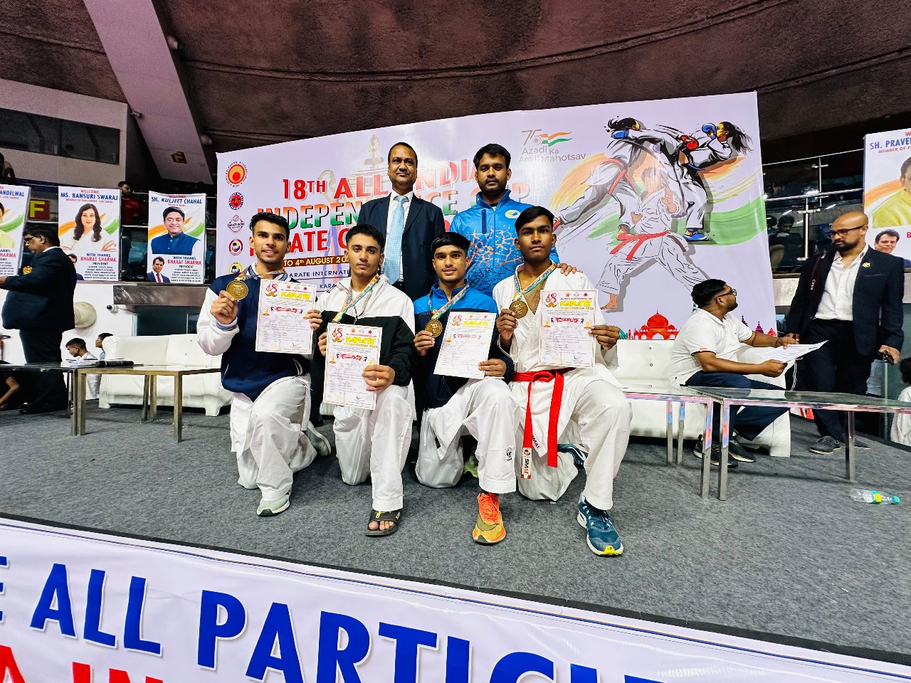 All India Independent Cup 2024: M.P. Karate Academy won 12 medals