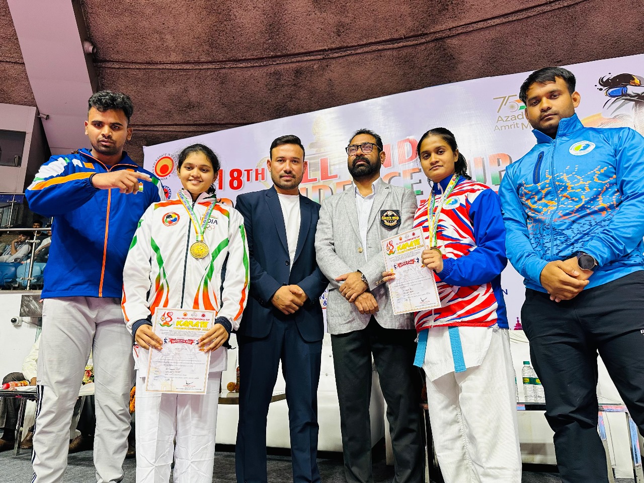 All India Independent Cup 2024: M.P. Karate Academy won 12 medals