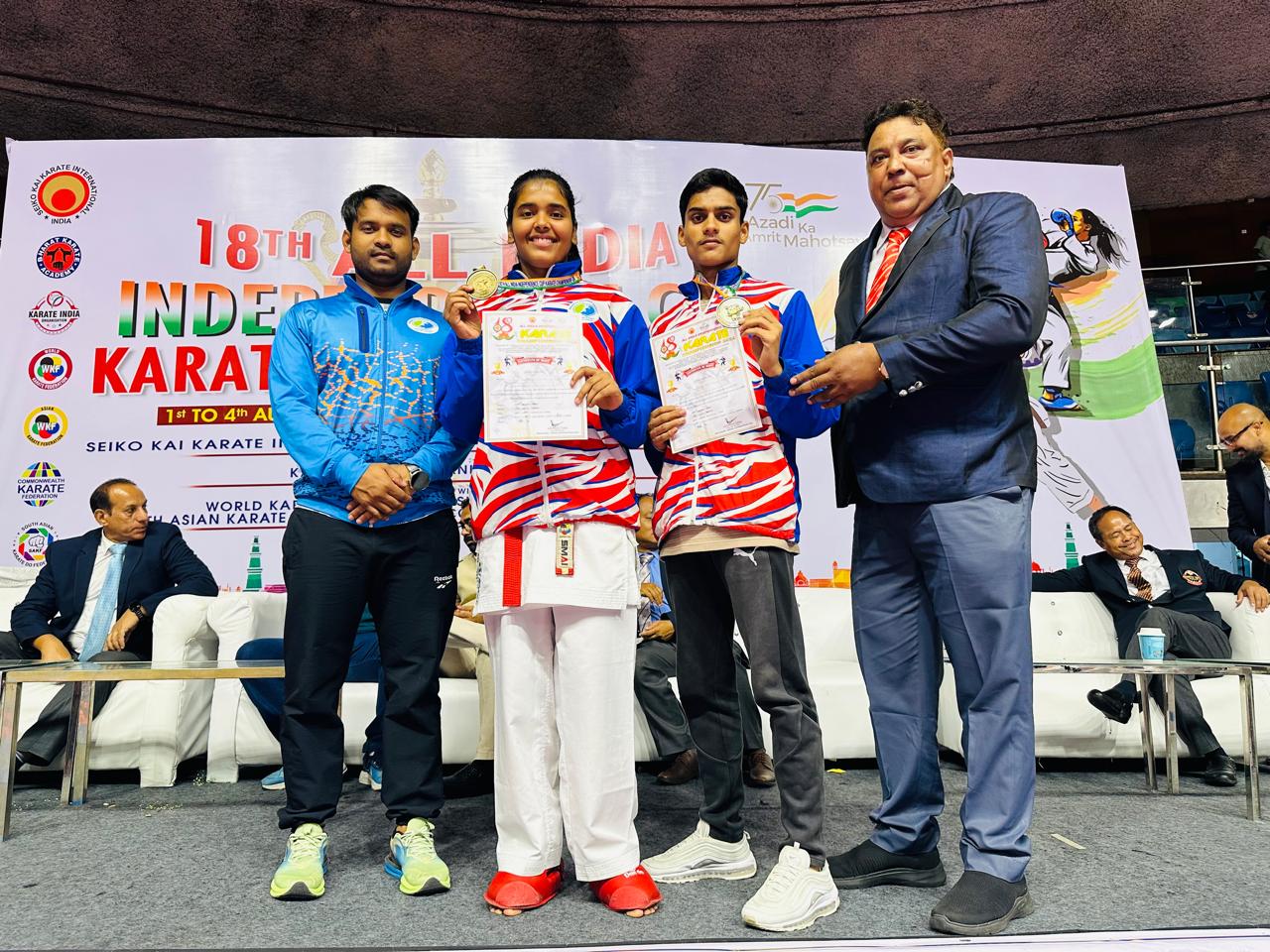 All India Independent Cup 2024: M.P. Karate Academy won 12 medals