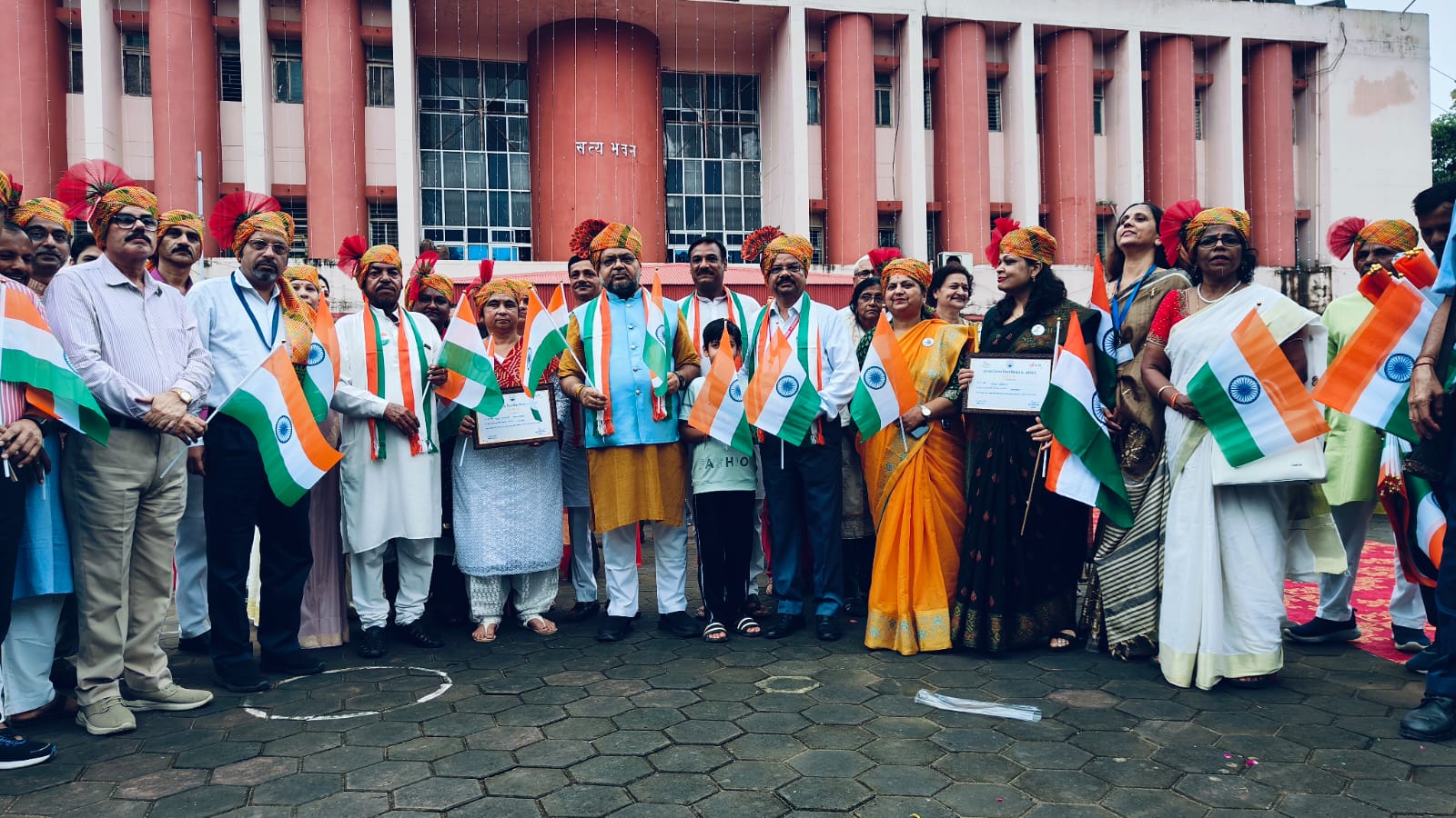 78th Independence Day program of the country by Barkatullah University