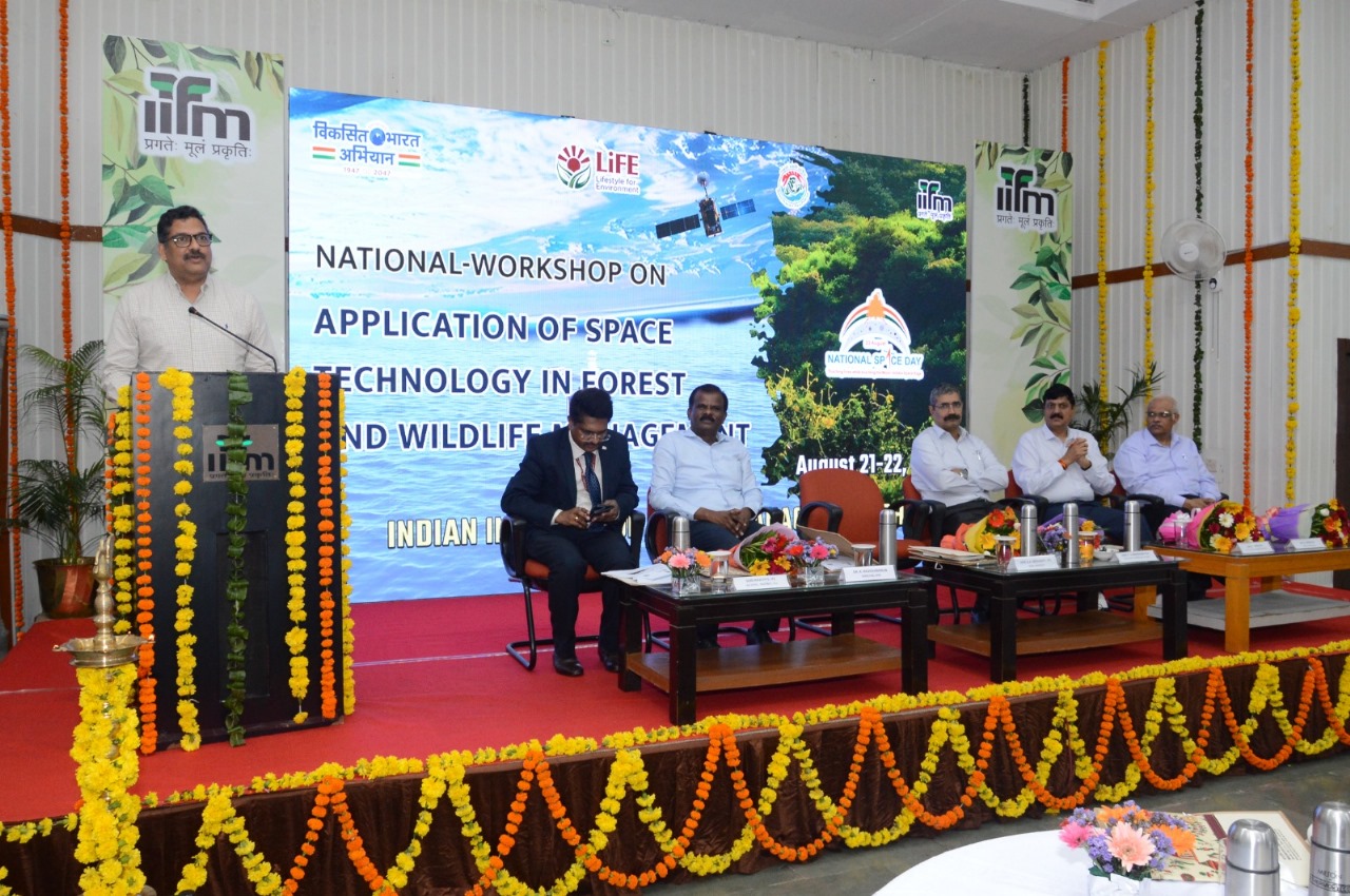 National Workshop on Space Technology in Forest and Wildlife Management organized at IIFM Bhopal