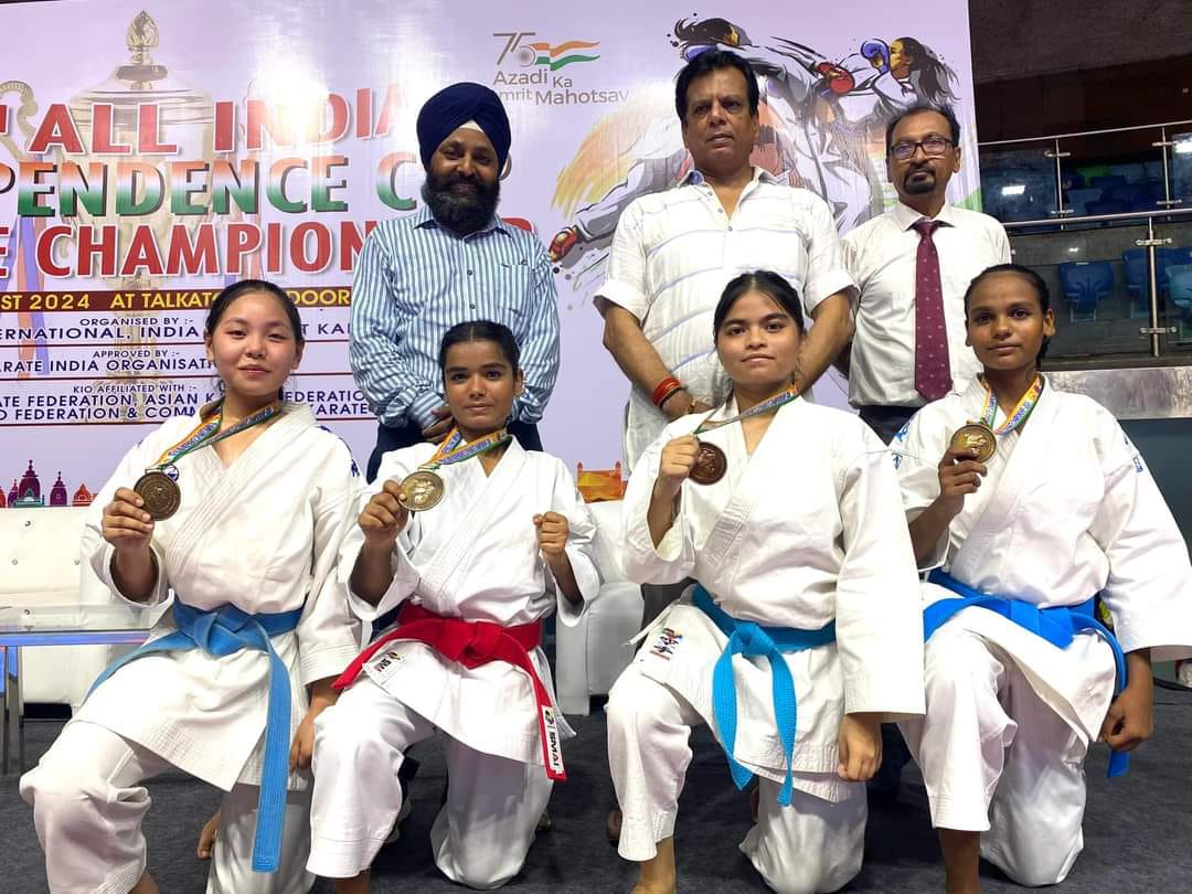 Madhya Pradesh State Karate Academy won 7 medals in All India Independent Cup 2024, Minister Kailash Sarang congratulated