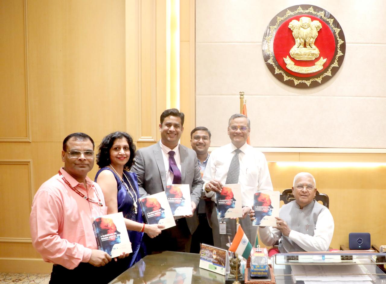 Governor releases book on women's mental health written by doctors of AIIMS Bhopal
