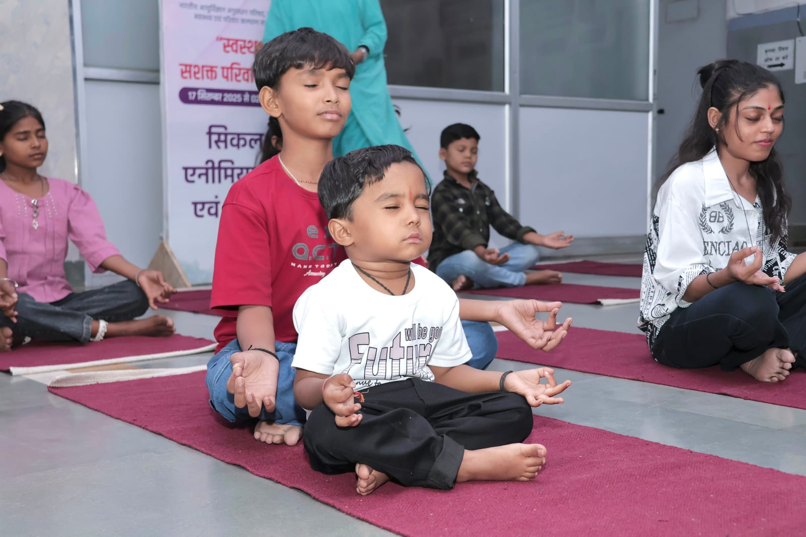 योग सप्ताह में बीएमएचआरसी में जागरूकता एवं ध्यान कार्यक्रम आयोजित