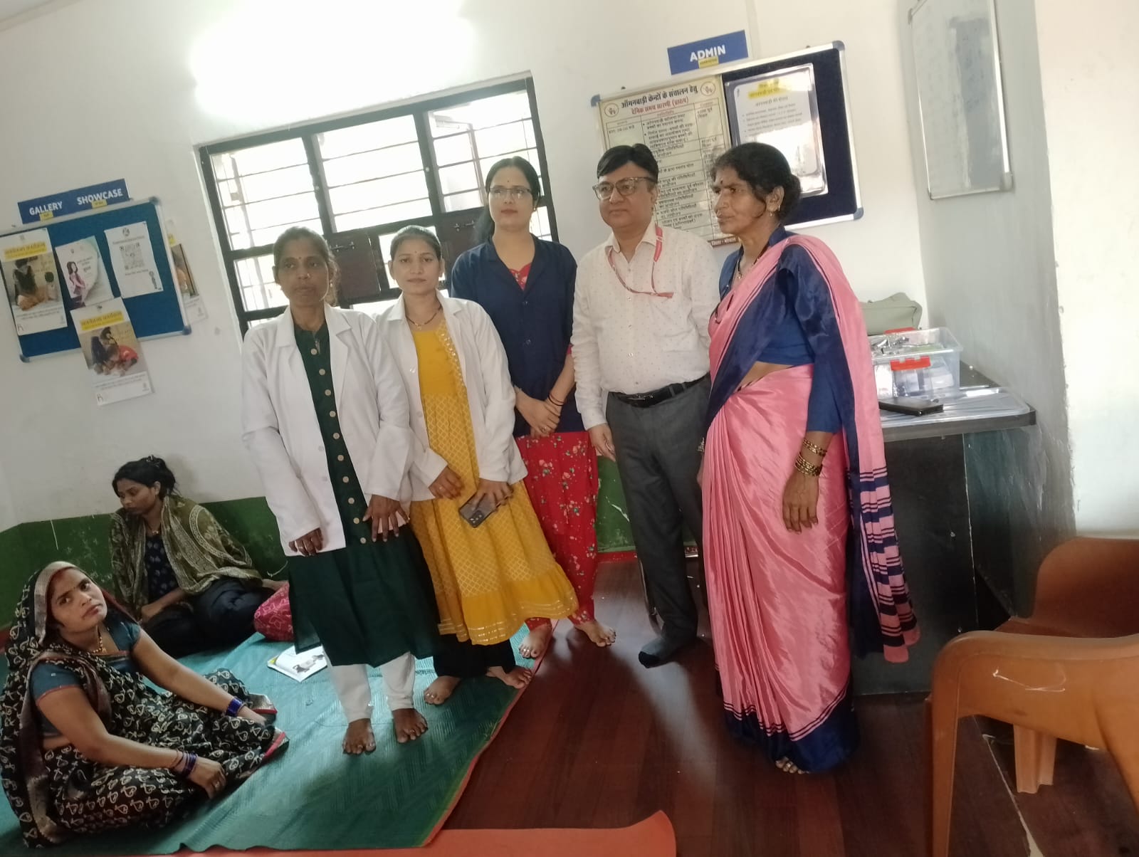 संयुक्त संचालक एच.के. शर्मा ने बाणगंगा केंद्र का निरीक्षण