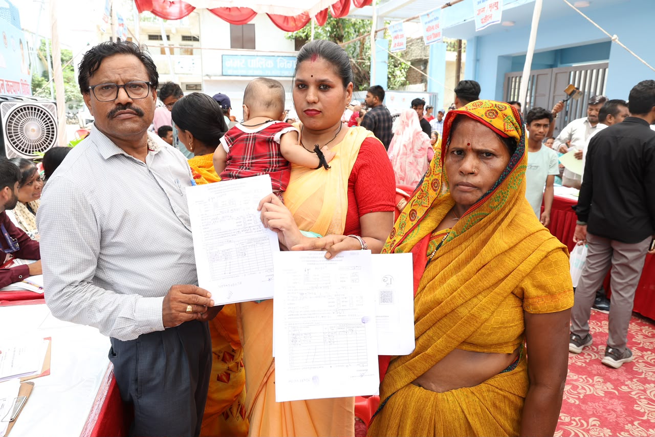 नरेला और गोविंदपुरा में जनकल्याण शिविर आयोजित