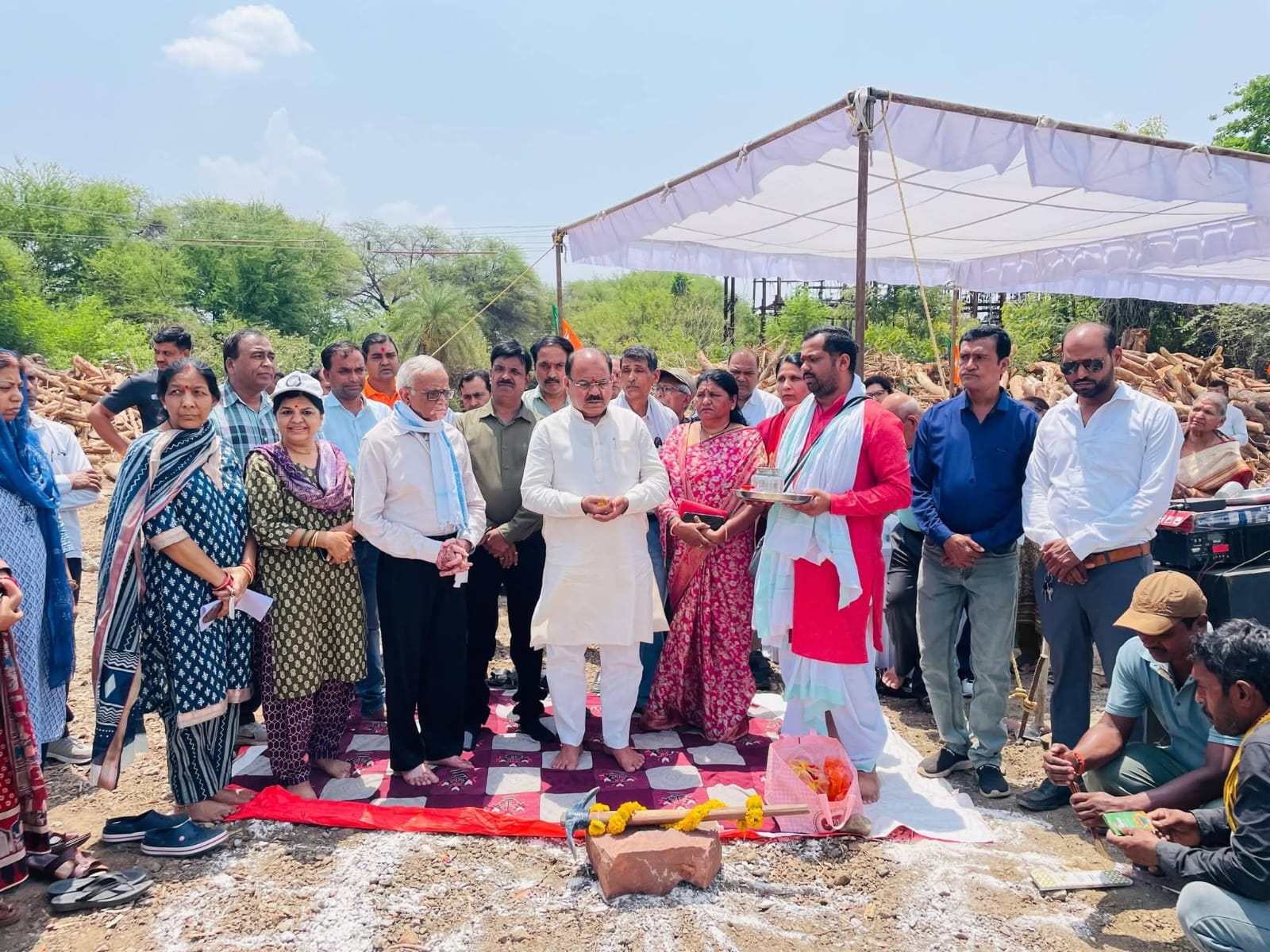 चुना भट्टी में 2.27 करोड़ की पानी टंकी का भूमिपूजन