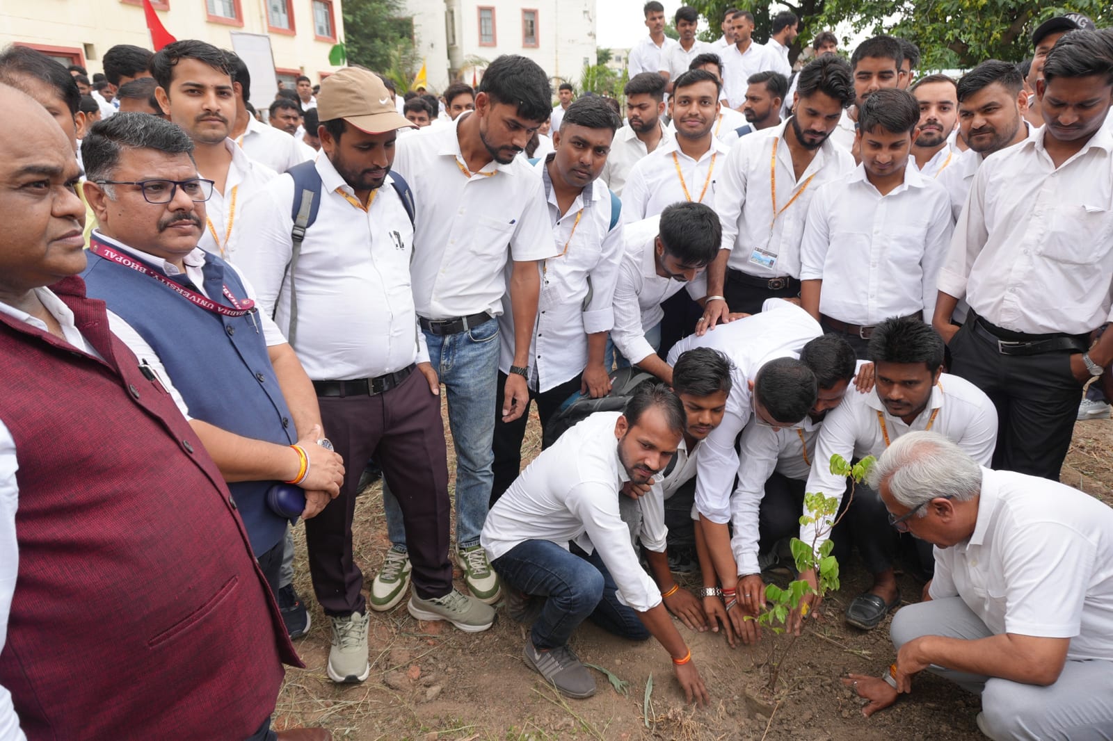 भाभा विश्वविद्यालय में ‘एक पेड़, एक संकल्प’ वृक्षारोपण अभियान आयोजित