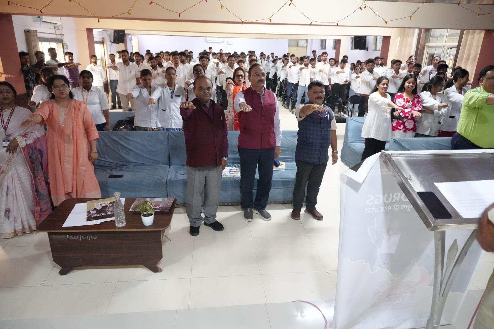 भाभा विश्वविद्यालय में नशा मुक्ति अभियान, छात्रों को किया जागरूक
