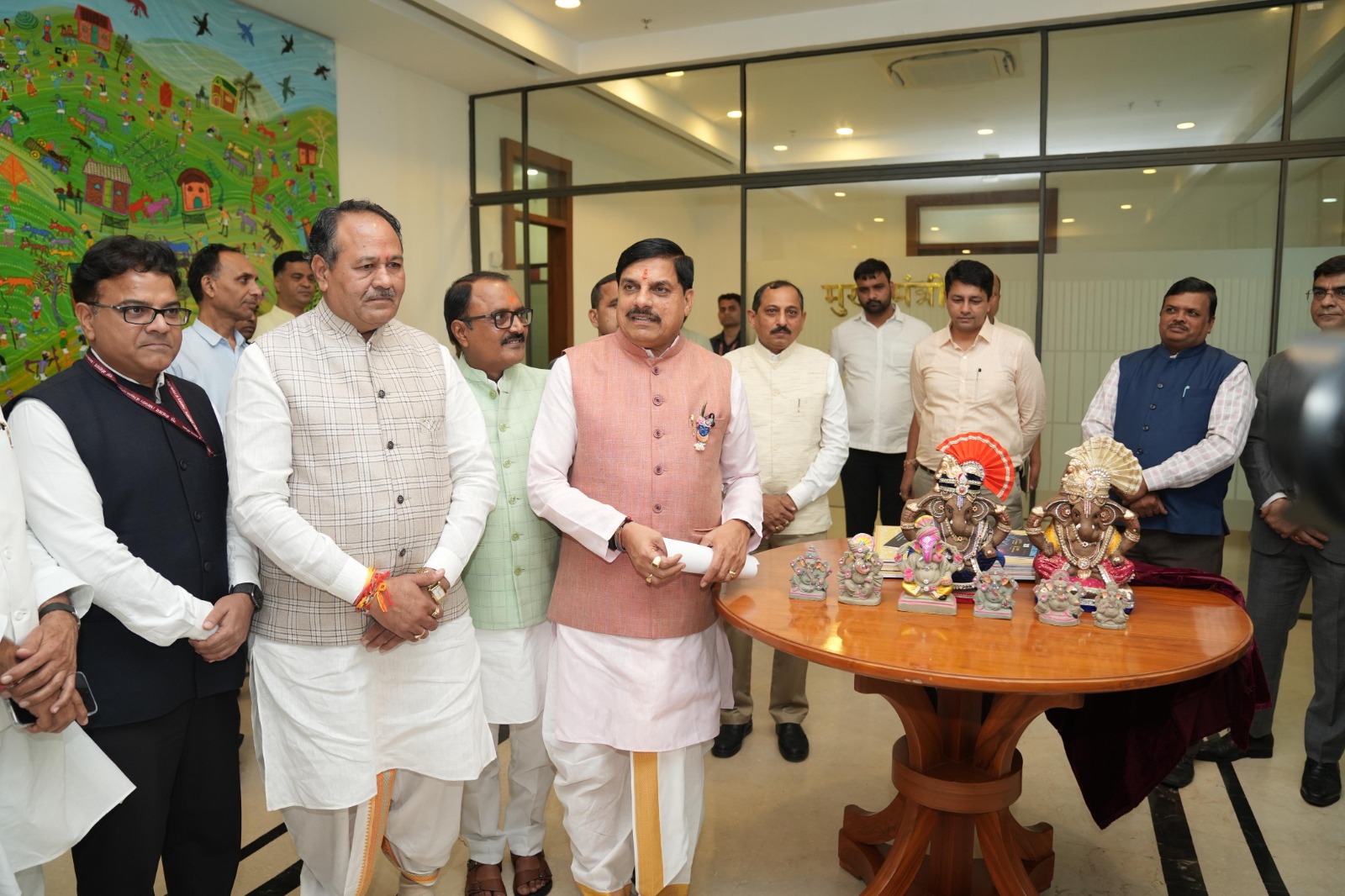 मुख्यमंत्री ने माटी गणेश अभियान का शुभारंभ किया