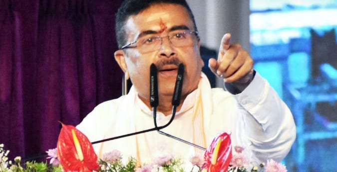 ‘घर पर आराम करें और ममता बनर्जी पर शुभेंदु अधिकारी का