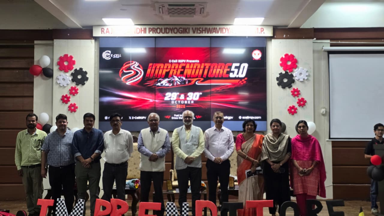 आरजीपीवी में इम्प्रेनडिटोर 5.0 शुरू, युवाओं में उद्यमिता का उत्साह