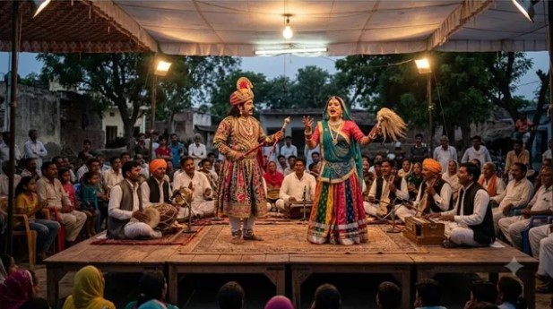 हरियाणा का स्वांग नाटक, नृत्य और रागिनी से सजाता मंच