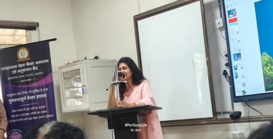 सरोजिनी नायडू महाविद्यालय में कैंसर जागरूकता व्याख्यान आयोजित
