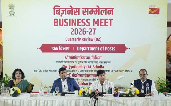 इंडिया पोस्ट का अर्धवार्षिक राजस्व 8,212.7 करोड़ रुपये दर्ज हुआ